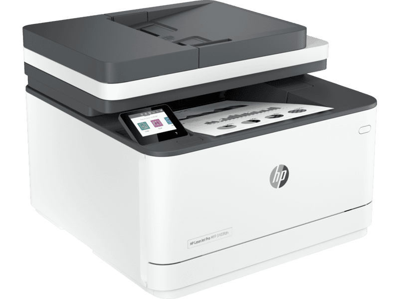 Лазерное многофункциональное устройство HP LaserJet Pro MFP 3103fdn (A4, p/c/s/f, 1200 dpi, 33ppm, 512 Mb, Duplex,ADF,800 MHz, tray 250, USB+Ethernet, Duty 50K, in box W1450A)