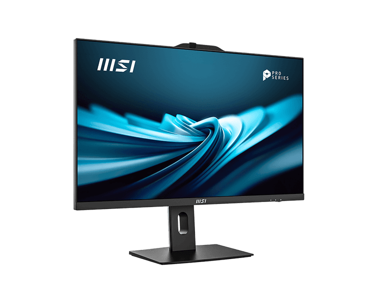 Моноблок MSI Pro AP272P 14M AiO 27" FHD(1920x1080)IPS AG Non-touch, Core i7-14700 (2.1GHz), 32Gb DDR5(2x16Gb), 1TB SSD M.2, Intel UHD, WiFi, BT, camera, WirelessKB&mouse Eng/Rus,noOS,1y war-ty, Black