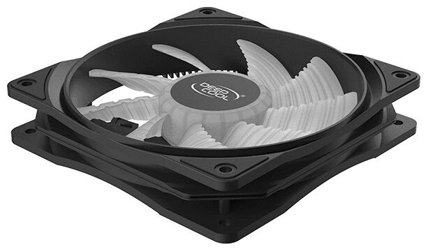 Вентилятор DEEPCOOL RF120R 120x120x25мм (96шт./кор, LED Red подсветка, 1300об/мин) Retail (DP-FLED-RF120-RD)