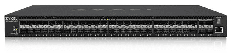 Коммутатор Zyxel XGS4600-52F AC L3 Managed Switch, 48 port Gig SFP, 4 dual pers. and 4x 10G SFP+, stackable, dual PSU AC