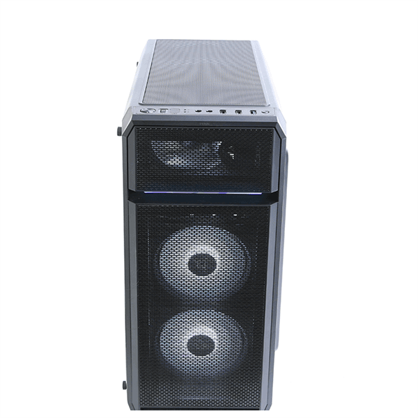 Корпус ZALMAN N5 OF, ATX, BLACK, WINDOW, 1x5.25", 2xCombo (3.5” or 2.5”), 4x2.5", 2xUSB2.0, 1xUSB3.0, FRONT 2x120mm WHITE LED, REAR 1x120mm WHITE LED (потертости на передней панеле)