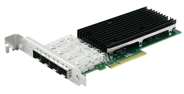 Сетевой адаптер Lr-Link LREC9804BF-4SFP+ PCIe 3.0 x8, Intel XL710, 4*SFP+ 10G NIC Card