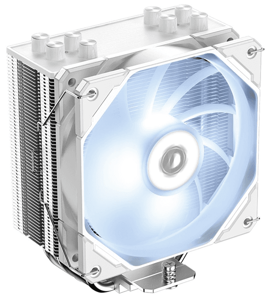 Кулер для процессора ID-COOLING SE-224-XTS WHITE LGA1700/1200/115X/AM5/AM4 (10шт/кор, TDP 220W, PWM, 4 тепл.трубки прямого контакта, White LED FAN 120mm, белый) RET
