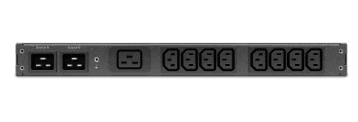 Автоматический переключатель нагрузки APC Rack ATS, 230V, 16A, C20 in, (8) C13 (1) C19 out (rep. AP4423, AP7723)