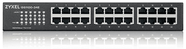 Коммутатор Zyxel GS1100-24E, 24xGE, rack 19", бесшумный (существенное повреждение коробки)