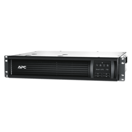 Источник бесперебойного питания APC Smart-UPS 750VA/500W, RM 2U, Line-Interactive, LCD, Out: 220-240V 4xC13 (2-Switched), SmartSlot, USB, SmartConnect, Black, 1 year warranty (замена SMT750RMI2U)