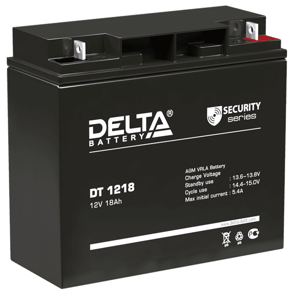 Аккумуляторная батарея Delta Аккумуляторная батарея для ОПС DT 1218 (12V / 18Ah)