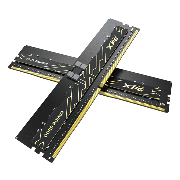 Оперативная память ADATA AICORE DDR5 R-DIMM 32GB 7200MHz 2*16GB 34-46-46 1.4V BLACK DUAL TRAY (следы установки)