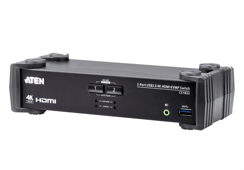 Переключатель ATEN 2-Port USB 3.0 4K HDMI KVMP Switch