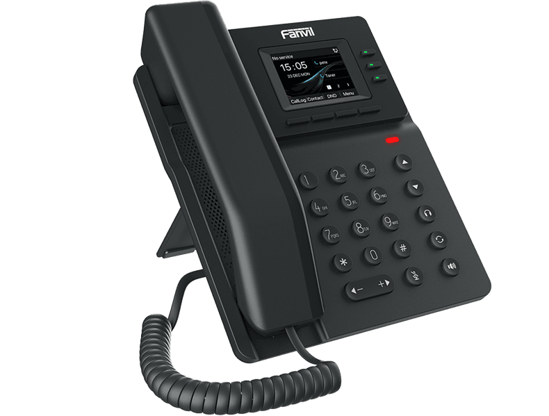 SIP телефон Fanvil V60G(Замена X303G), 4 SIP-акк., 2,4", 320x240 Цвет. Экран, POE, БП в комп., 2x1 Gbps