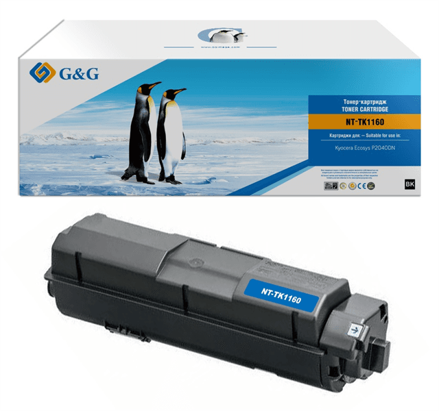 G&G Тонер-картридж GG-TK1160 черный 7200 стр для Kyocera