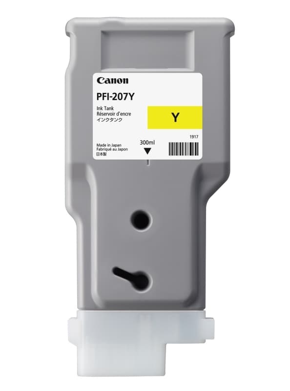 Картридж Canon PFI-207Y, желтый (300 мл) (Original)