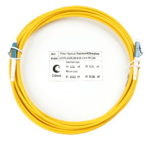 Cabeus FOP(s)-9-LC-LC-10m Шнур оптический simplex LC-LC 9/125 sm 10м LSZH