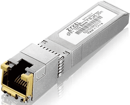 Трансивер Zyxel SFP10G-T с портом 10G RJ-45 (10G Base-T), для кабеля Cat6a/7 до 30 м (OEM)