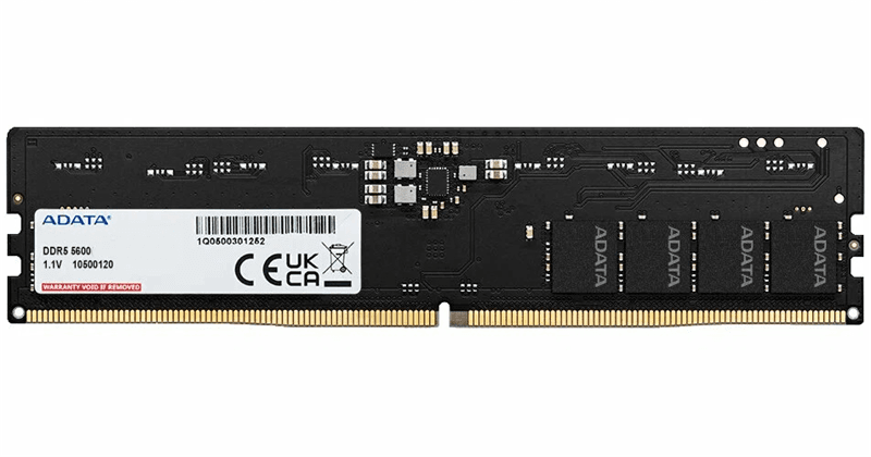 Оперативная память ADATA DDR5 DIMM 32GB 5600MHz 1*32GB 46-45-45 SINGLE TRAY