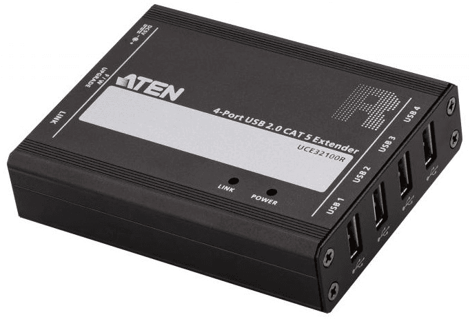Удлинитель ATEN 4-Port USB 2.0 CAT 5 Extender (up to100m) (после тестирования)