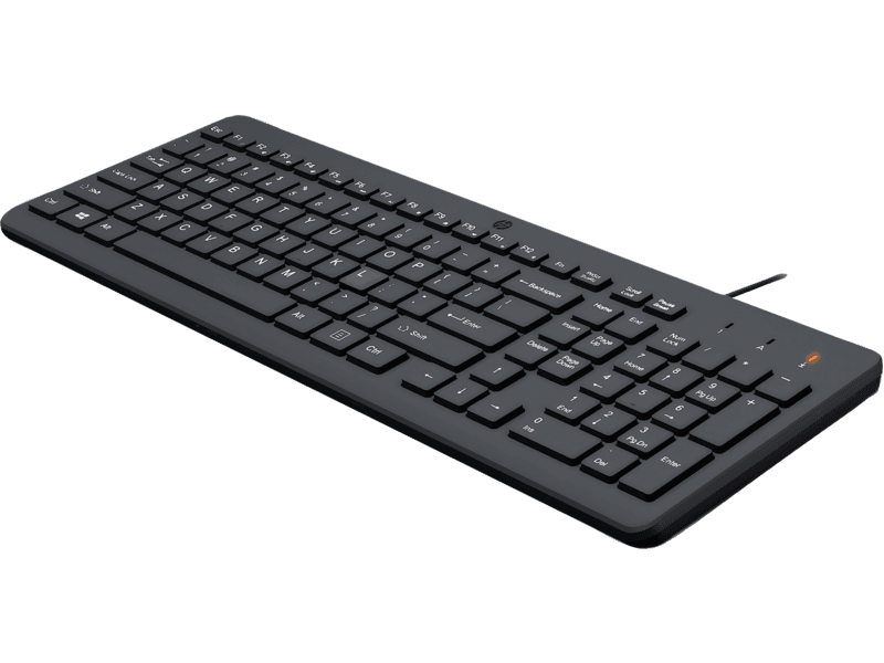 клавиатура Keyboard HP 150 Wired (black) ENG/RUS