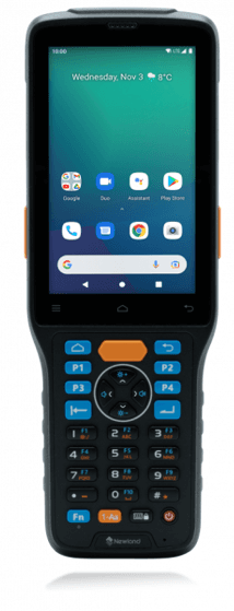 Терминал сбора данных Newland N7 Pro II WWAN, A13 GMS (AER), 4GB/64GB, 4” Gorilla Glass Touch Scr, 29К, 2D Duo Near & FR Mega Pixel im w/Laser Aimer, BT, GPS, NFC, 4G & WiFi, Cam, Incl. USB cab, bat and multiplug adapter