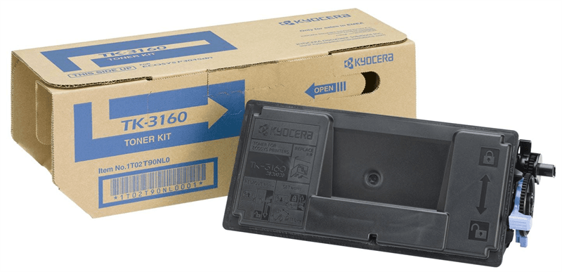 Тонер Kyocera Тонер-картридж TK-3160 для P3045dn/P3050dn/P3055dn/P3060dn/P3145dn/P3150dn/P3155dn/P3260dn/M3145dn/M3645dn/M3860idn/M3860idnf (12500 стр.)