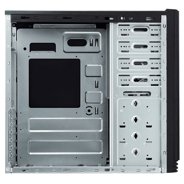 Корпус MidiTower Powerman BA831 Black PM-600ATX-F U3.0*2+A(HD) ATX, mATX