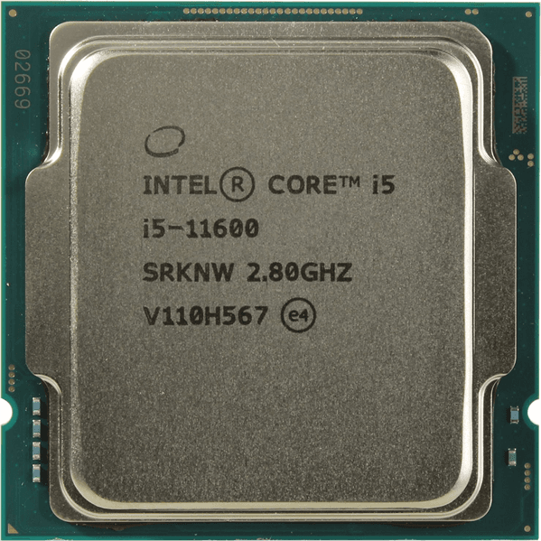 Процессор CPU Intel Core i5-11600 (2.8GHz/12MB/6 cores) LGA1200 OEM, UHD Graphics 750 350MHz, TDP 65W, max 128Gb DDR4-3200, CM8070804491513SRKNW, 1 year