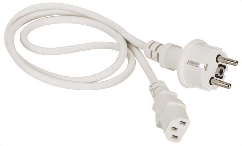 Шнур питания Lanmaster LAN-PP13/SH-5.0-WH C13-Schuko проводник.:3x0.75мм2 5м 220В 10А белый