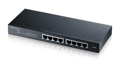 Коммутатор/ Zyxel GS1900-8 Smart L2 switch , 8xGE, desktop, silent
