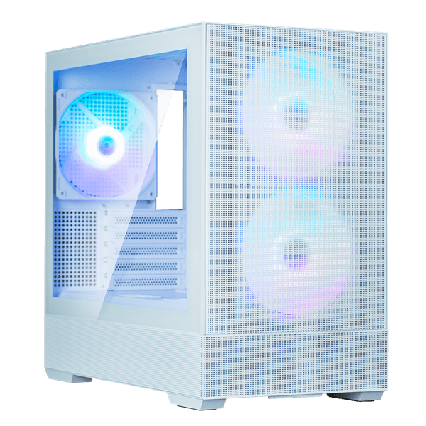 корпус ZALMAN P30 AIR, MATX, WHITE, WINDOW, 2xCombo (3.5'' or 2.5''), 3x2.5", 1xUSB TYPE-C, 1xUSB3.0, FRONT 2x140mm ARGB, REAR 1x140mm ARGB (после тестирования)
