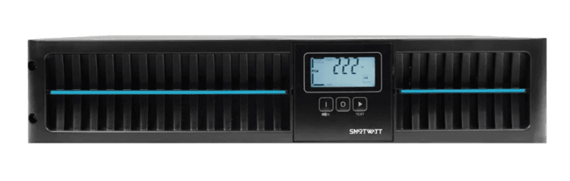 Источник бесперебойного питания SMARTWATT ИБП онлайн, чистый синус, 2000/1800 ВА/Вт, стоечный/напольный, LCD дисплей, порт USB, RS232, EPO, SNMP слот, Shuko socket CEE7/4 - 2 шт., IEC13 - 3 шт., встроенные АКБ 4*9 Ач
