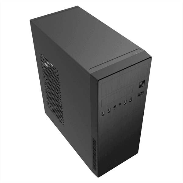 Компьютерный корпус MidiTower Powerman DA812BK черный PM-500ATX-F 2хUSB 2.0+2хUSB 3.0 Audio ATX