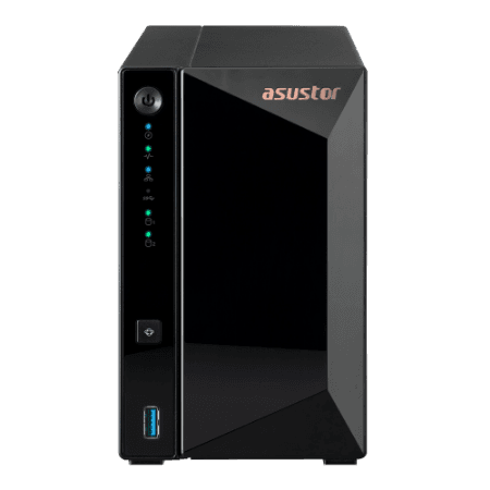 Сетевое хранилище ASUSTOR AS3302T V2 2-Bay NAS/MPl/ARM64 64-bit 1.7GHz/2GBDDR4/noHDD,LFF(HDD,SSD),/1x2.5GbE(LAN)/3xUSB3.2