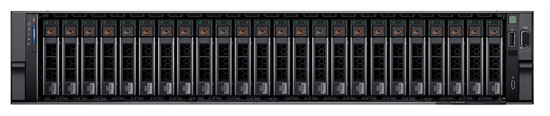 Шасси серверное DELL PowerEdge R760 2U/24SFF(8 universal)/2xHS/H755/2xGE/6VHPerf Fan/RC2/ bezel/noTPM/IDRAC9 ent/rails/1YWARR(210-BDZY)