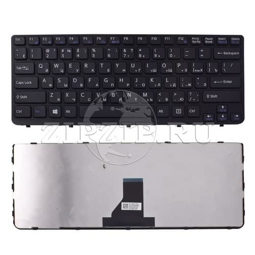 Клавиатура для ноутбука Sony SVE14 BLACK FRAME BLACK (For Win8) черная