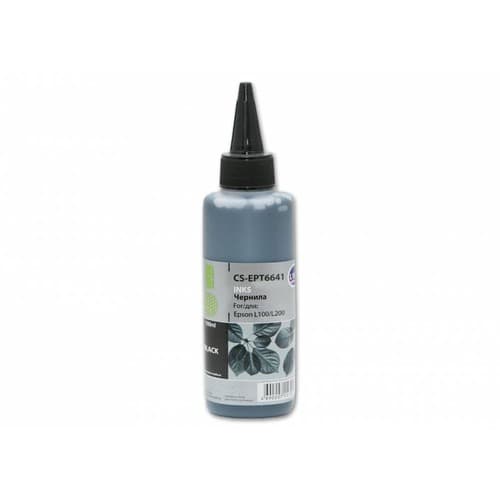 Чернила черный 100мл Epson L100/L110/L120/L132/L200/L210/L222/L300/L312/L350/L (Cactus)