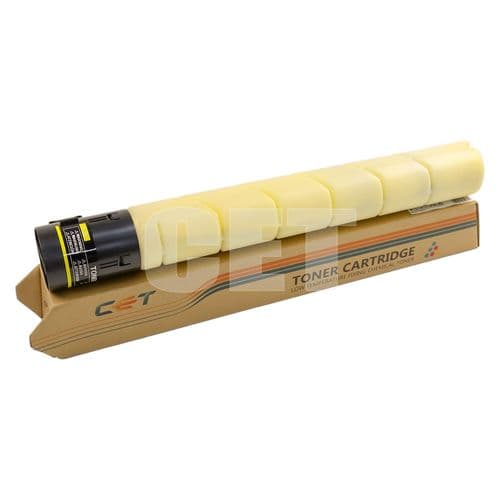 Тонер-картридж (CPT, CE28) Yellow, (WW), 550г, 26000 стр. (CET)