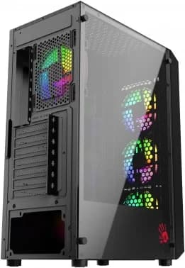 Корпус Bloody BD-CC114F черный без БП ATX 4x120mm 1xUSB2.0 1xUSB3.0 audio bott PSU