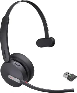 Беспроводная Bluetooth гарнитура YEALINK BH70 Mono UC USB-A Моно HD звук Шумоподав. шт