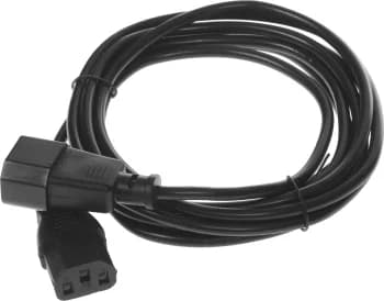 Кабель-удлинитель Buro IEC C13 IEC C14 3м (AN23-1008-3) черный (пакет)