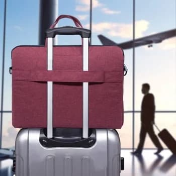 Сумка для ноутбука 15.6" Portcase KCB-165 Bordo бордовый нейлон/полиэстер