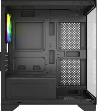 Компьютерный корпус Accord ACC-350-02B черный без БП mATX 1x120мм 1xUSB 2.0 1xUSB 3.0 1xUSB3.1 audio