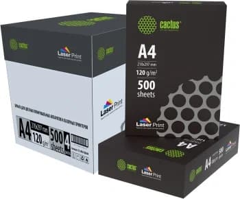 Бумага Cactus CS-LPA4120500 A4 марка A/120г/м2/500л./белый CIE170% для лазерной печати