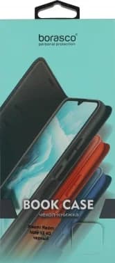 Чехол (флип-кейс) BoraSCO для Xiaomi Redmi Note 13 4G Book Case черный