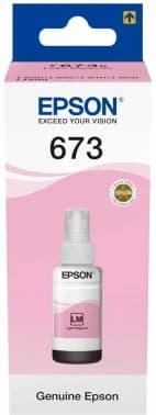 Epson 673 Чернила C13T673698 светло-пурпурные 70мл для L800/L810