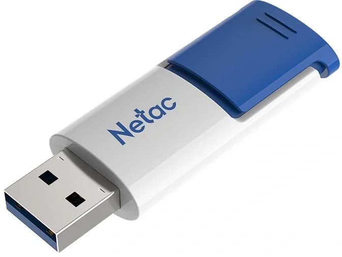 Флешка Netac U182 Blue 16GB USB3.2 Flash Drive, retractable (replaced NT03U182N-016G-30BL)