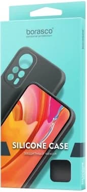 Чехол (клип-кейс) BoraSCO для Infinix Zero 40 4G Silicone Case черный