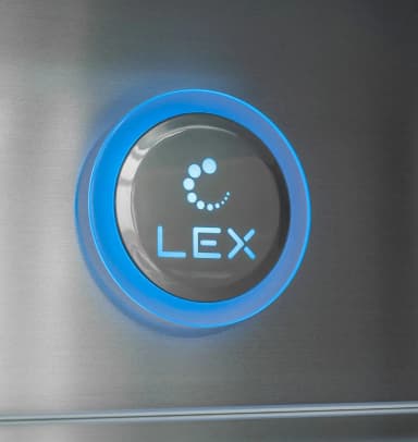 Холодильник Lex LCD505BlID 3-хкамерн. черный инвертер
