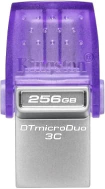 Kingston Накопитель USB 256GB DataTraveler microDuo 3C USB 3.2 Type-A/Type-C