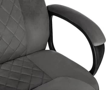 Кресло руководителя Бюрократ CH-730 Fabric темно-серый Holland 18 крестов. пластик