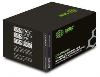 -/ Картридж лазерный Cactus CS-PH3010 106R02181 черный (1000стр.) для Xerox Phaser 3010/WorkCentre 3045
