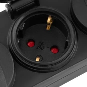 Сетевой фильтр Buro 400MDP-5-B 5м (4 розетки) черный (коробка)